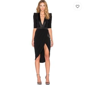 Zhivago Eye of Horus Midi Dress in Black (size 4)